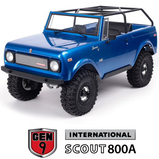 Redcat 15517 Gen9 1/10 RTR International Scout 800A 4x4 Trail Truck - Blue
