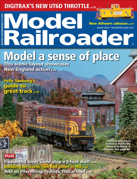 Kalmbach Model Railroader March 2021