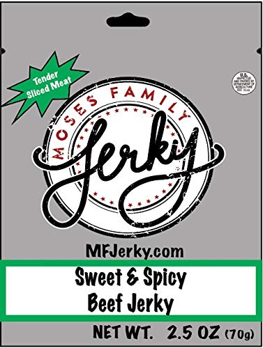 Moses Family Jerky Sweet & Spicy Beef Jerky 2.5oz
