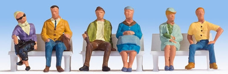 Preiser 36532 N Scale Sitting People