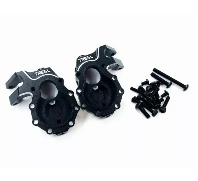 Treal Hobby (X0023GXI3L) Black Aluminium Inner Front Portal Housings for TRX-4 TRX-6