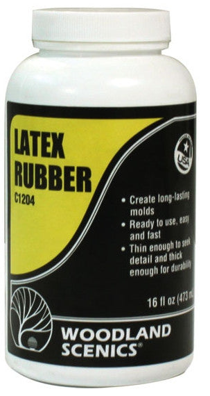 Woodland Scenics C1204 Latex Rubber, 16oz