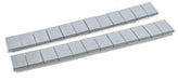 A-Line 13003 Flat Steel Stick On Weight for Freight Cars 1/2"x3/4"x1/8" 24 Pack