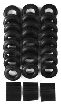 A-Line 50104 Vinyl Tire Set 24 Pack