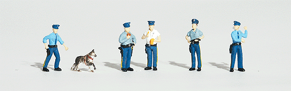 Woodland Scenics A1822 HO Scale Figures - Policeman