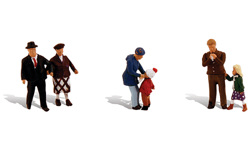 Woodland Scenics A1956 HO Scale Figures - Young & Old