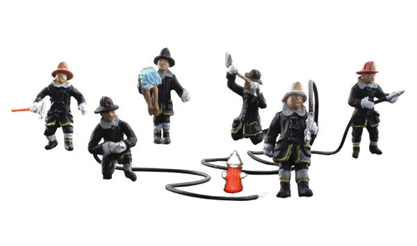 Woodland Scenics A1961 HO Scale Figures - Rescue Firefighters