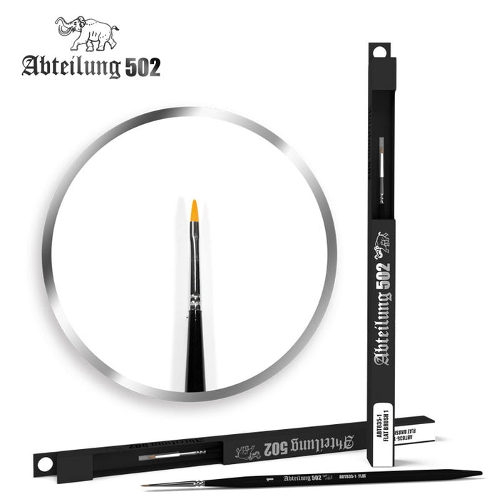 Abteilung 502 8351 Size 1 Synthetic Flat Brush