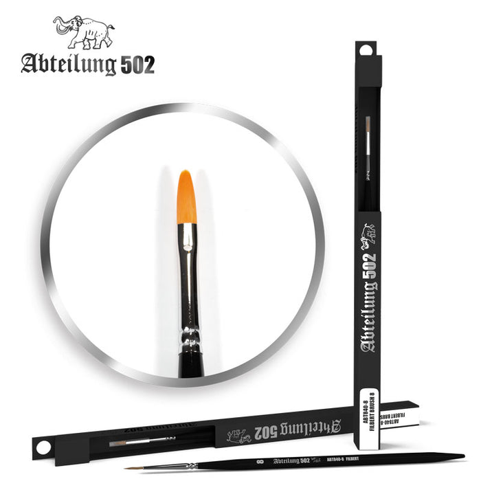 Abteilung 502 8408 Size 8 Synthetic Filbert Brush