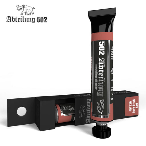 Abteilung 502 220 Weathering Oil Paint Dark Brick Red 20ml Tube