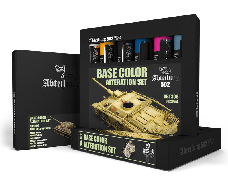 Abteilung 502 308 Base Color Alteration Oil Paint Set (6 Colors) 20ml Tubes