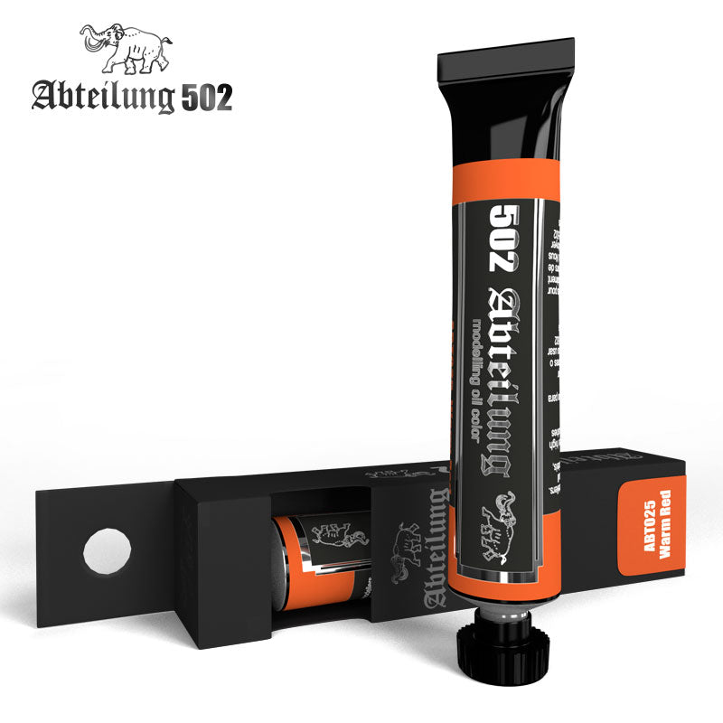 Abteilung 502 25 Weathering Oil Paint Warm Red 20ml Tube