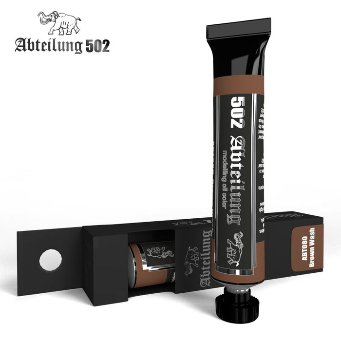 Abteilung 502 80 Weathering Oil Paint Brown Wash 20ml Tube