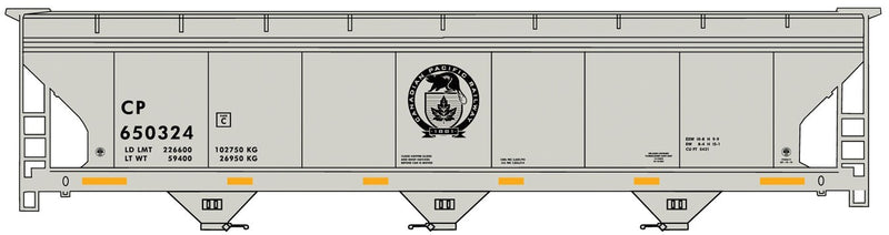 Accurail 2115 HO ACF 3-Bay Covered Hopper Canadian Pacific CP 650324 Kit