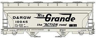 Accurail 2202 HO ACF 2-Bay Covered Hopper Denver & Rio Grande Western D&RGW 10045 Kit