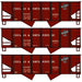 Accurail 24254 HO Scale USRA 55 Ton 2 Bay Open Hopper Kit 3 Pack CNW - NOS