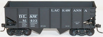Accurail 25032 HO Scale USRA 55 Ton 2 Bay Open Hopper Kit Lackawanna DL&W - NOS