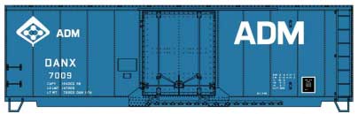 Accurail 3139 HO Scale AAR 40' Boxcar Archer Daniels Midland ADM DANX 7009 Kit