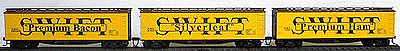 Accurail 3357 HO Scale 40' Wood Reefer Kit 3 Pack SWIFT - NOS