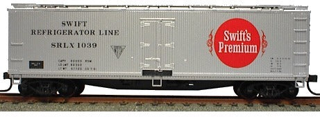 Accurail 3383 HO Scale 40' Wood Reefer Kit SWIFT - NOS