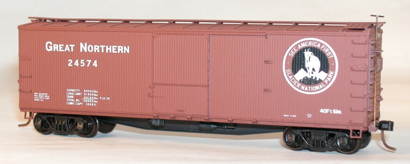 Accurail 3391 HO Scale 40' Double Sheath Boxcar Kit Great Northern GN - NOS