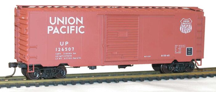 Accurail 3454 HO PS-1 40' Boxcar UP "Overland Route" UP #126507 Kit