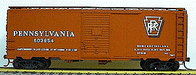 Accurail 3503 HO Scale AAR 40' Boxcar Kit Pennsylvania "Shadow Keystone" PRR - NOS