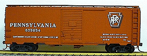 Accurail 3503 HO Scale AAR 40' Boxcar Kit Pennsylvania "Shadow Keystone" PRR - NOS