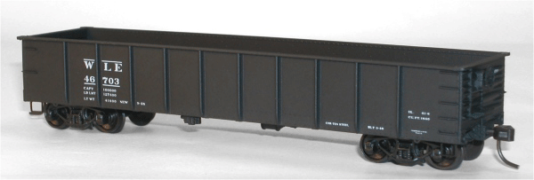 Accurail 3733 HO Scale 41' AAR Steel Gondola Kit Wheeling & Lake Erie W&LE  - NOS