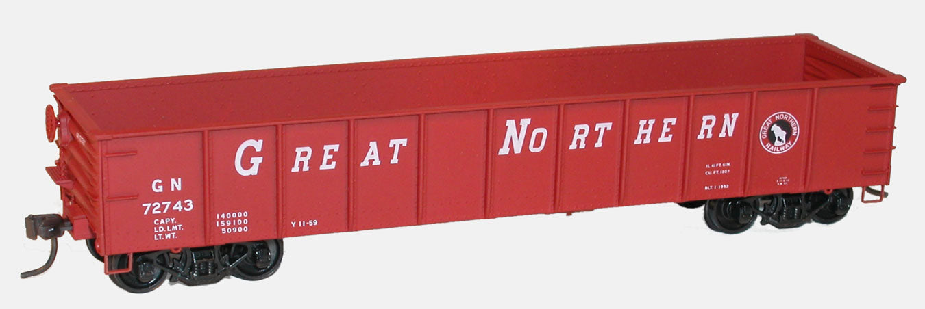 Accurail 3750 HO Scale 40' GS Steel Gondola Kit Great Northern GN - NOS