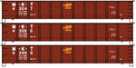 Accurail 37604 HO Scale 41' AAR Steel Gondola Kit 3 Pack M-K-T - NOS