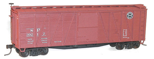 Accurail 41121 HO Scale 40' Outside Braced Boxcar Kit Southern Pacific SP - NOS