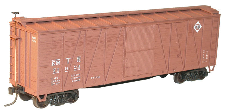 Accurail 4116 HO Scale 40' Outside Braced Boxcar Kit Erie - NOS