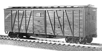 Accurail 4203 HO Scale 40' Outside Braced Boxcar Kit M-K-T - NOS