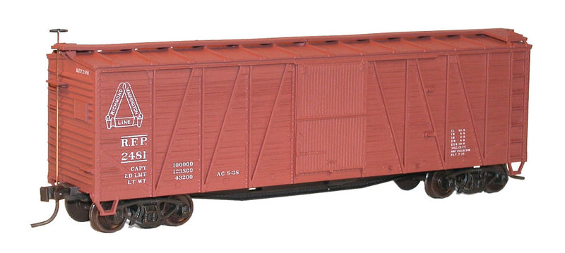 Accurail 4324 HO Scale 40' Outside Braced Boxcar Kit RF&P - NOS