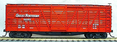 Accurail 47022 HO Scale 40' Wood Stock Car Kit Great Northern GN - NOS