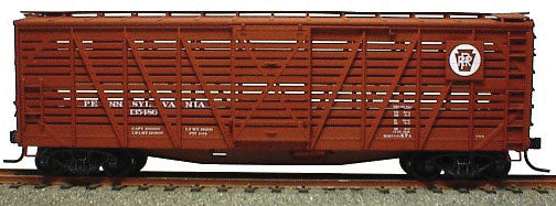Accurail 4722 HO Scale 40' Wood Stock Car Kit Pennsylvania PRR - NOS