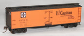 Accurail 48172 HO Scale 40' Wood Reefer Kit Santa Fe "El Capitan" - NOS