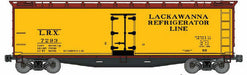 Accurail 48504 HO Scale 40' Wood Reefer Kit Lackawana LRX - NOS