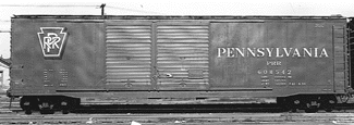 Accurail 5204 HO Scale 50' AAR Riveted Plug Double Door Boxcar Pennsylvania PRR