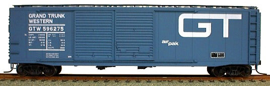 Accurail 5226 HO Scale 50' AAR Double Door Boxcar Kit Grand Trunk GTW 596275 - NOS