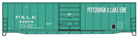 Accurail 5554 HO Scale 50' Welded Boxcar Pittsburgh & Lake Erie 32009 Kit