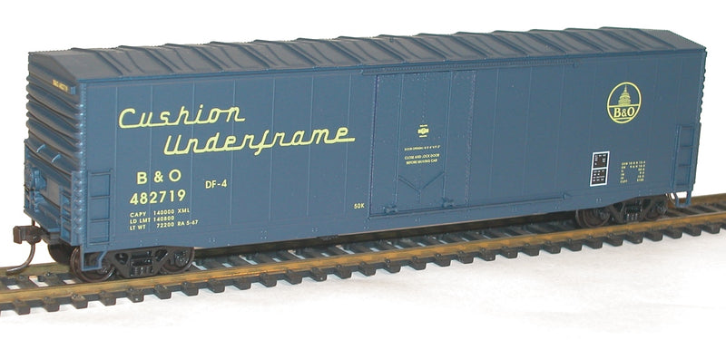 Accurail 5826 HO Scale 50' AAR Plug Door Boxcar Baltimore and Ohio B&O 482719 Kit