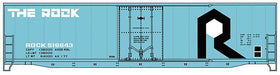 Accurail 5828 HO Scale 50' Insulated Welded Boxcar Rock Island RI 516643 Kit