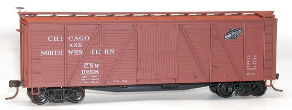 Accurail 70041 HO Scale 40' Single Sheath Boxcar Kit Chicago NorthWestern C&NW - NOS