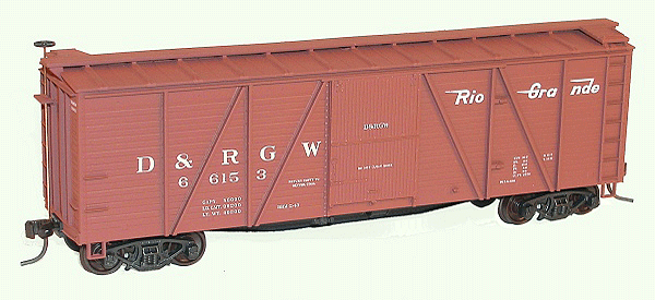 Accurail 70082 HO Scale 40' Single Sheath Boxcar Kit Rio Grande D&RGW - NOS