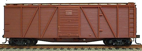 Accurail 7100 HO Scale 40' 6 Panel Wood Boxcar Kit Undecorated - NOS