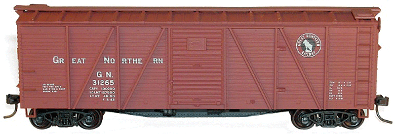 Accurail 71072 HO Scale 40' Single Sheath Boxcar Kit Great Northern GN "1940's" 31265 - NOS