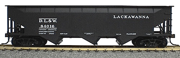 Accurail 75271 HO Scale AAR 70 Ton Offset 3 Bay Hopper Kit DL&W - NOS