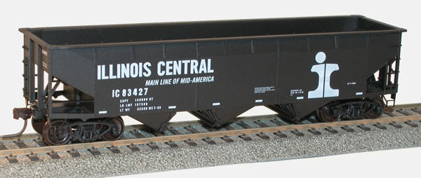 Accurail 7556 HO Scale AAR 70 Ton Offset 3 Bay Hopper Illinois Central IC